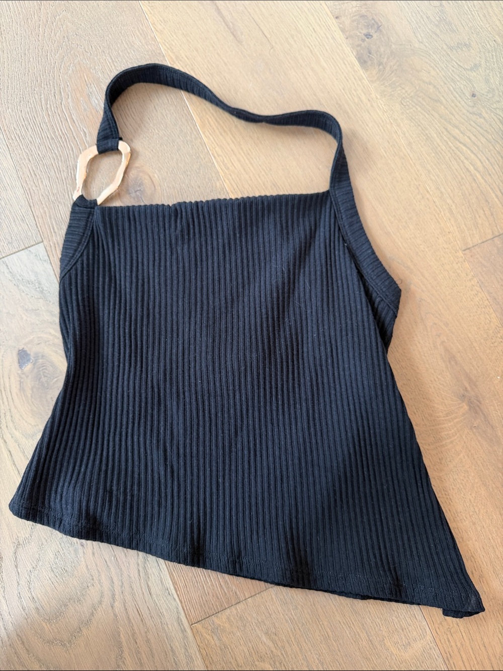 REFORMATION BLACK KNIT TOP